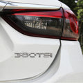Car 380TSI Electroplated 3D Metal Personalized Decorative Stickers, Size: 15x2.5x0.5cm