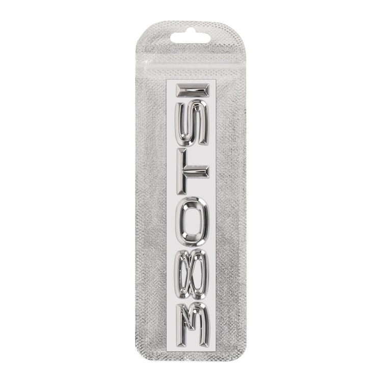 Car 380TSI Electroplated 3D Metal Personalized Decorative Stickers, Size: 15x2.5x0.5cm — view 4