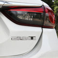Car 28T Pattern 3D Metal Personalized Decorative Stickers, Size: 12.5 x 2.5 x 0.5cm