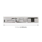 Car 28T Pattern 3D Metal Personalized Decorative Stickers, Size: 12.5 x 2.5 x 0.5cm — view 3
