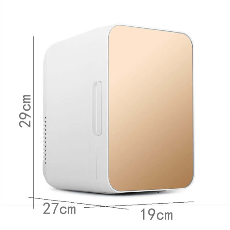 8L 37-48W Tempered Glass Panel Car / Home Mini Refrigerator, EU Plug, 8L, EU Plug , 8L, EU Plug