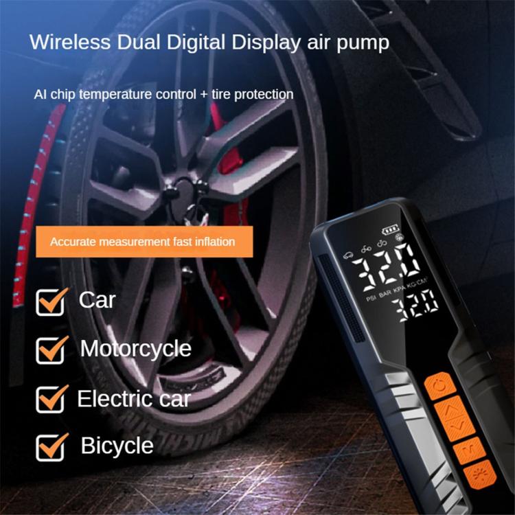 60W Portable Tire Inflator Cordless Air Pump