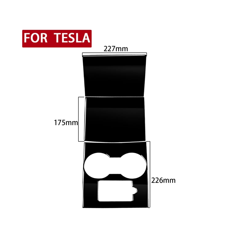 For Tesla Model 3 498 Car Central Control Panel Decorative Sticker, Left and Right Drive Universal