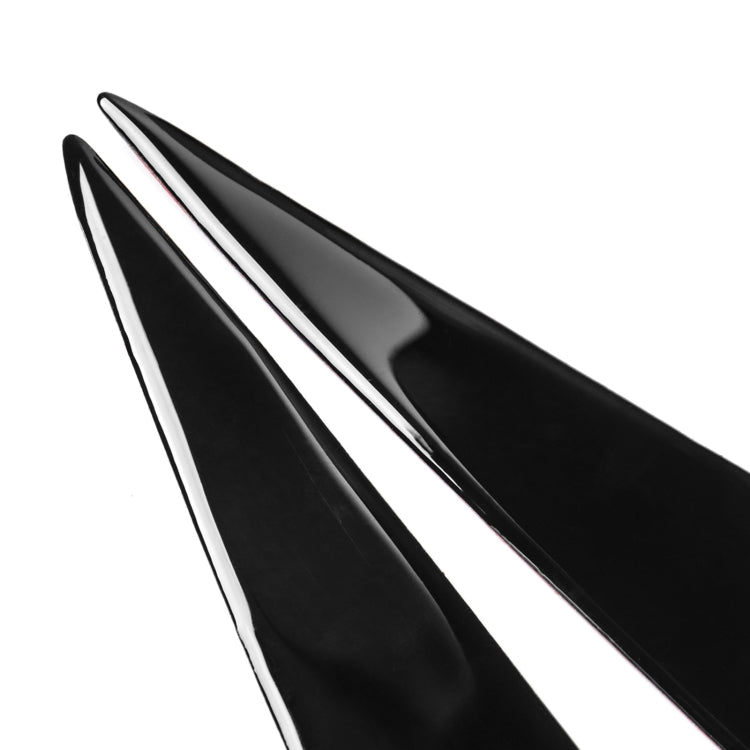 Pair Car Lamp Eyebrow Soft Decorative Sticker for BMW 5 Series F10 2010-2013