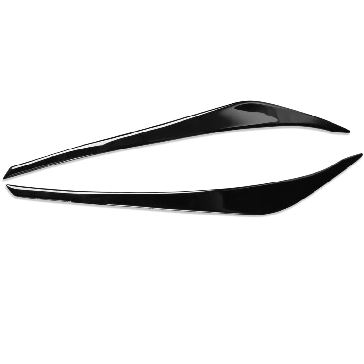Pair Car Lamp Eyebrow Soft Decorative Sticker for Hyundai Elantra 2016-2018