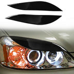 Pair Car Lamp Eyebrow Soft Decorative Sticker for Honda Civic 2001-2003