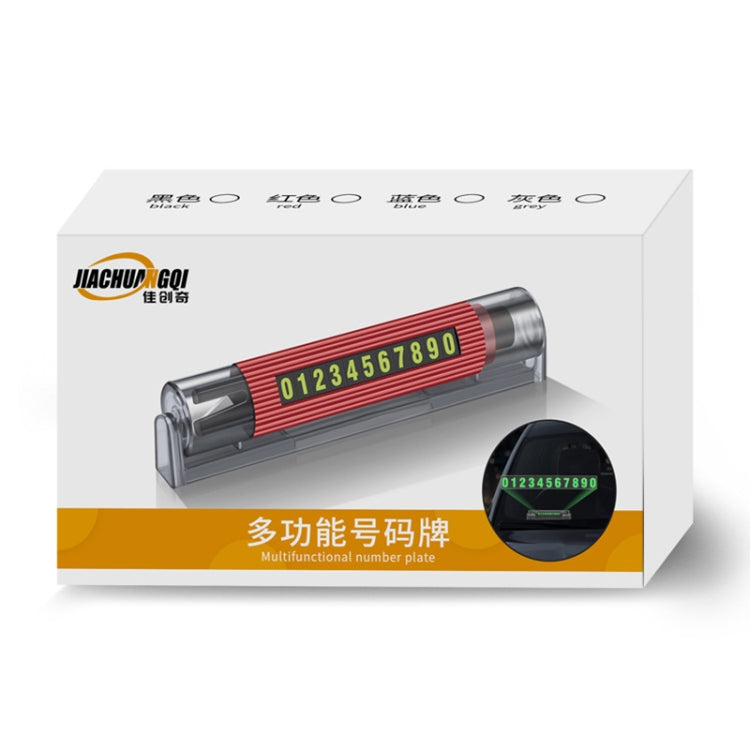 Car Multi-functional Emergency Safety Hammer Temporary Parking Dual Number Plate