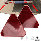 Trucks Trailers RV Triangular Red Reflector