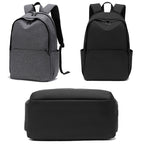 cxs-7303 Ordinary Version Multifunctional Oxford Laptop Bag Backpack — Black