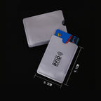 10 PCS Aluminum Foil RFID Blocking Credit Card ID Bank Card Case Card Holder Cover, Size: 9.1*6.3cm
