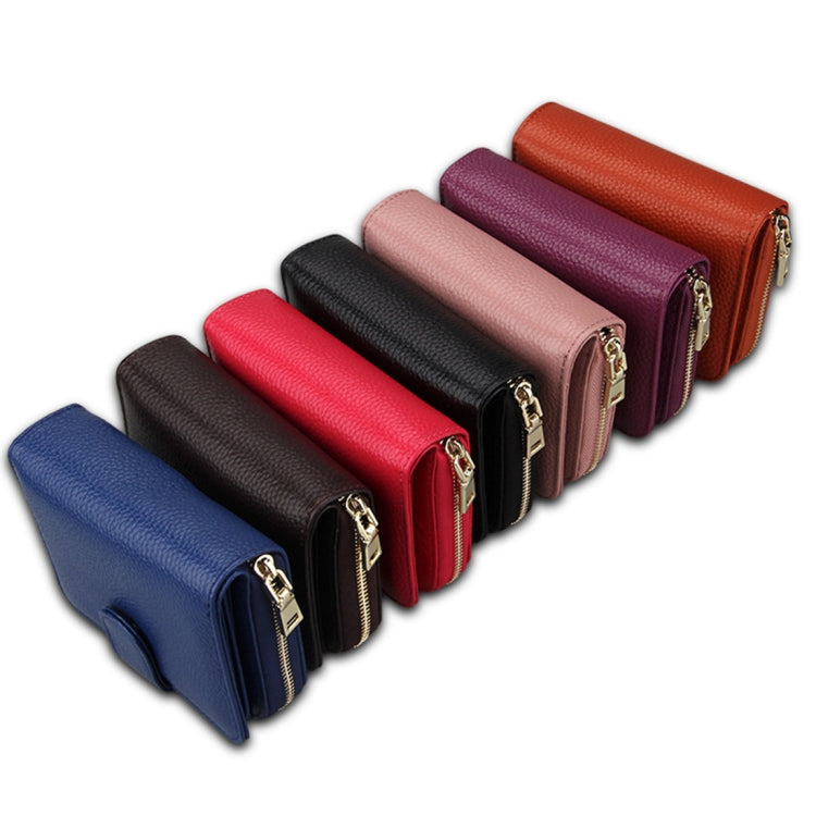 KB132 Female Style Full Grain Cow Leather Multifunctional RFID Wallet/ Card Bag/ Driving License Package