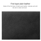 KB187 Litchi Texture Leather Large-capacity Card Holder Wallet