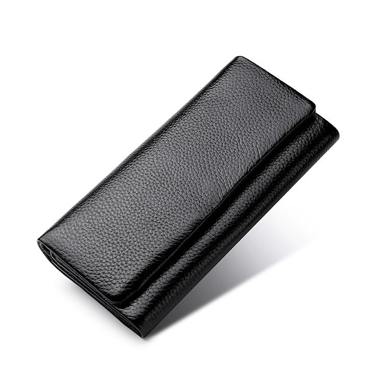 3591C Multi-function Litchi Texture Leather Wallet Large-capacity Purse