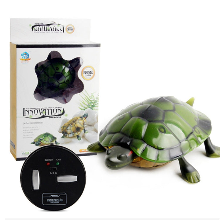 9993 Infrared Sensor Remote Control Simulated Tortoise Creative Children Electric Tricky Toy Model — Tortoise(Yellow)