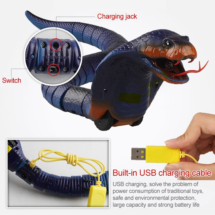 8808B Infrared Sensor Remote Control Simulated Cobra Creative Children Electric Tricky Toy Model — view 4