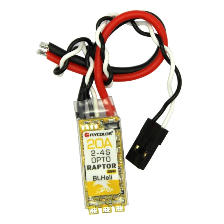 4 PCS Flycolor Raptor 390 20A 2-4S Electric Speed Controller