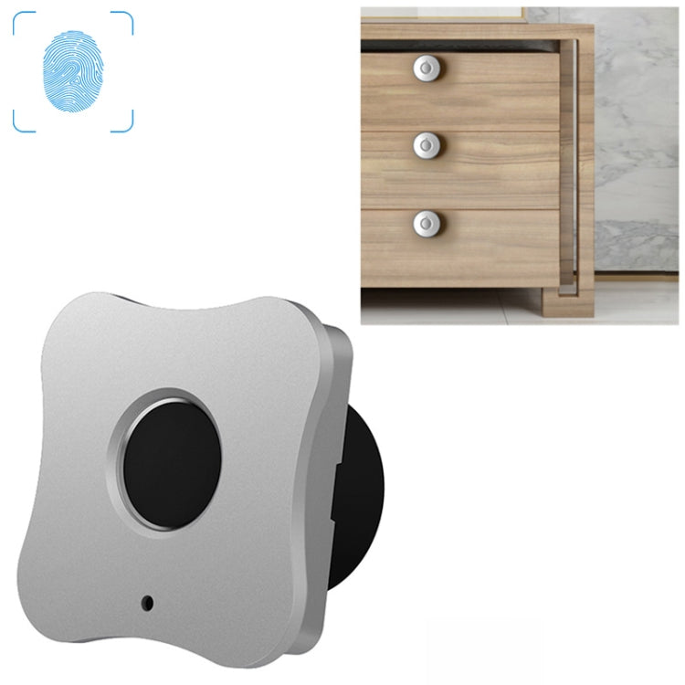T5 Flower Version Aluminum Alloy Panel Fingerprint Drawer Lock