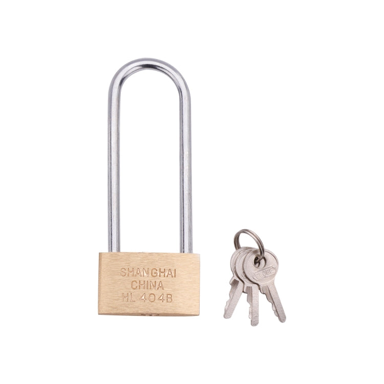Copper Padlock Small Lock, Style: Long Lock Beam, 40mm Not Open, Long, 40mm Not Open