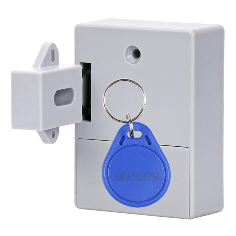 T3 ABS Magnetic Card Induction Lock Invisible Bilateral Open Cabinet Door Lock — White