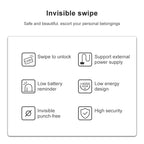 T8+ Non-opening Drawer Lock APP + IC Card Invisible Universal Cabinet Lock