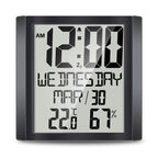TS-8608 Multifunction Large Screen Clock Household Creative Thermometer Hygrometer — TS-8608