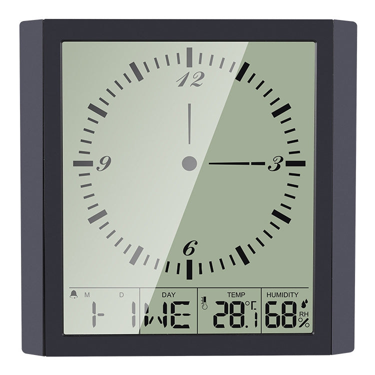 TS-8675 Multifunction Large Screen Clock Household Creative Thermometer Hygrometer