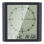 TS-8675 Multifunction Large Screen Clock Household Creative Thermometer Hygrometer