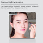 TS-S69-R Multifunctional LED Alarm Clock Battery / Plug-in Charging Dual-purpose Make-up Mirror Clock