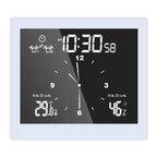 TS-WP10-W Waterproof Bathroom Wall Clock Timer Household Thermometer Hygrometer