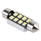 2 PCS 41mm Festoon 3W 300LM White Light 8 LED 3528 SMD Canbus Error-Free Car Reading Lamps, DC 12