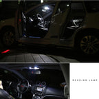 2 PCS 41mm Festoon 3W 300LM White Light 8 LED 3528 SMD Canbus Error-Free Car Reading Lamps, DC 12