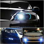 DC 12V 10W 900LM 6500K Car Angel Eyes Fog Lamp Foglight(White Light + White Light), 3.0 inch