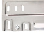 Stainless Steel License Plate Bracket Vehicle License Plate Bracket Bottom Plate Automobile License Plate Conversion Frame
