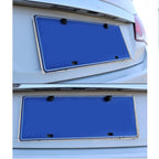 Stainless Steel License Plate Bracket Vehicle License Plate Bracket Bottom Plate Automobile License Plate Conversion Frame