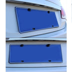 Stainless Steel License Plate Bracket Vehicle License Plate Bracket Bottom Plate Automobile License Plate Conversion Frame