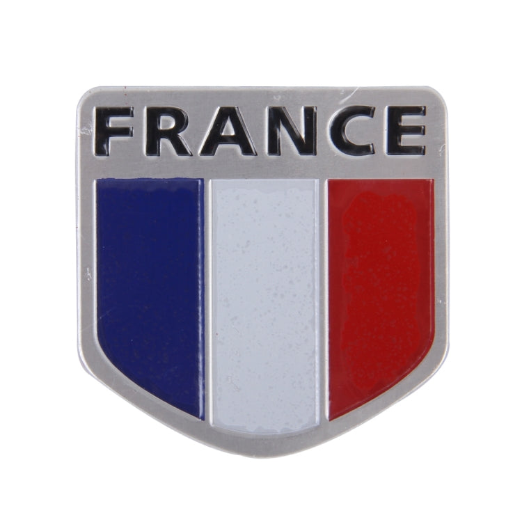 Shield Shape Metal Car Badge Decorative Sticker, Size: Small