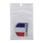 Shield Shape Metal Car Badge Decorative Sticker, Size: Small