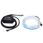 1.5m Car Auto Waterproof Universal Rear Colorful Flowing Light Tail Box Lights Red Light Brake Light Yellow Light Turn Signal Light LED Lamp Strip Tail Decoration, DC 9-36V
