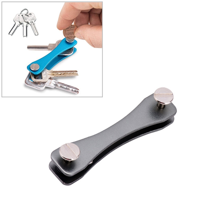 Portable Metal Key Storage Clip, (Black), (Orange), (Pink), (Green), (Grey), (Red) — Orange