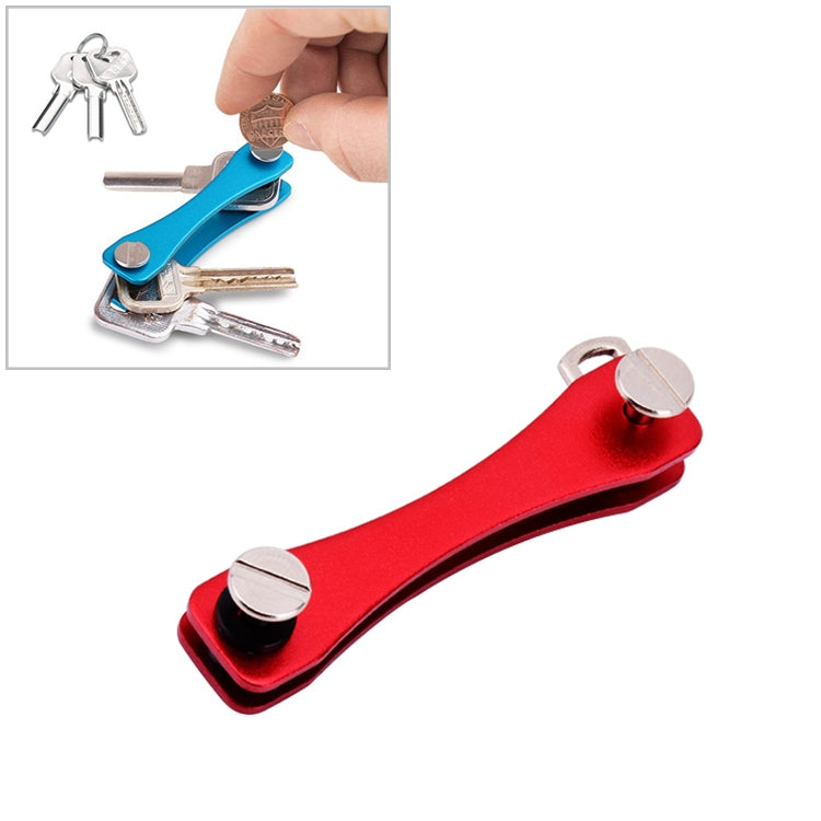 Portable Metal Key Storage Clip, (Black), (Orange), (Pink), (Green), (Grey), (Red) — Pink