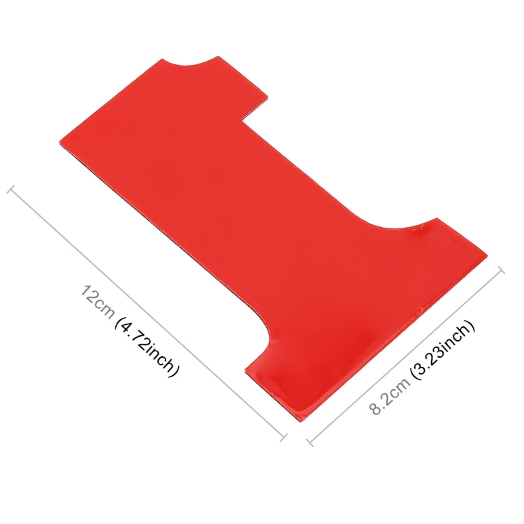 Universal Car UK Flag Number 1 Shape Metal Decorative Sticker