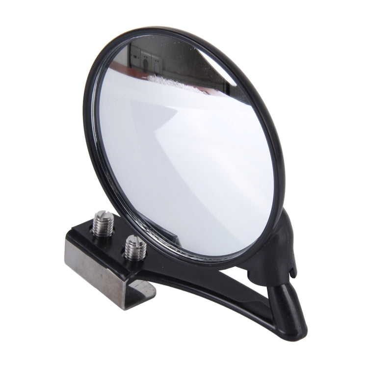 Vehicle Front Blind Area Wide-angle Adjustable Observation Mirror — Black Right Side