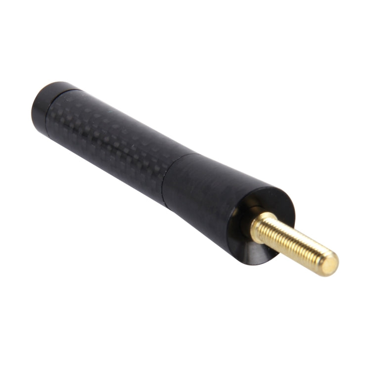 Carbon Fiber Aluminum Short Antenna Polished Universal Screws Base(Medium Size)