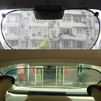 Car Window Foldable Shade for Back Blocks UV Rays with Suction Cups