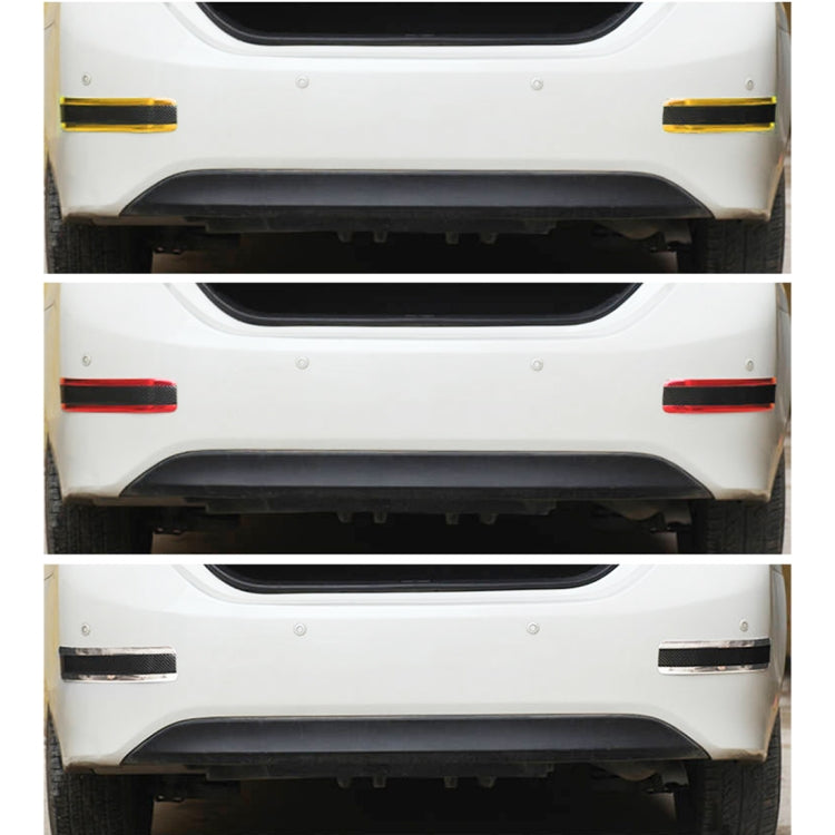 Universal Electroplate Carbon Fibre Car Door Threshold Decoration Strip Decorative Sticker, Size : 3CM x 2M