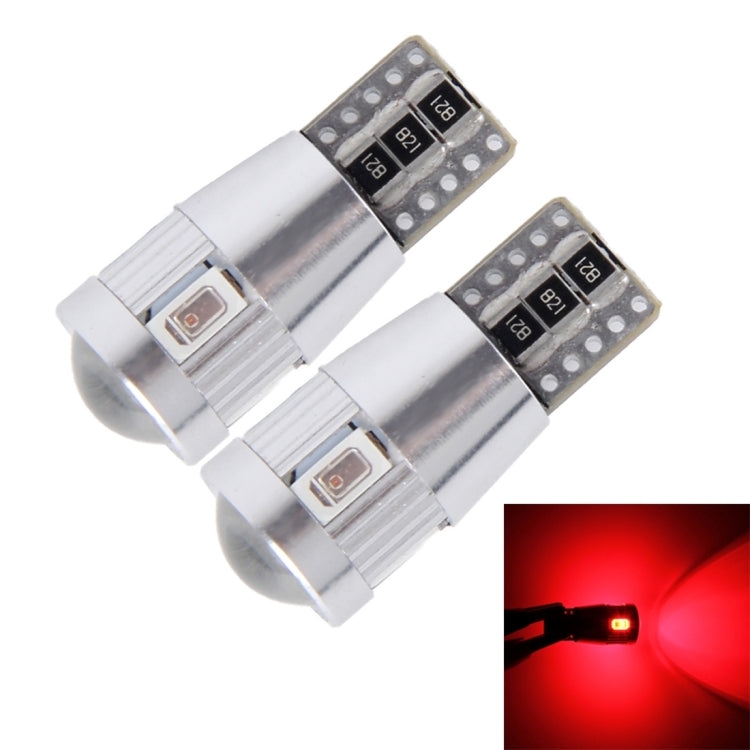 2 PCS T10 3W 6 SMD-5630 LEDs Error-Free Canbus Car Clearance Lights Lamp, DC 12V