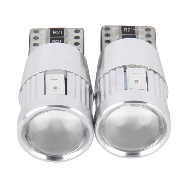 2 PCS T10 3W 6 SMD-5630 LEDs Error-Free Canbus Car Clearance Lights Lamp, DC 12V