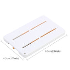 2pcs 0-20mm Plastic Tread Plan Refinding Rounds Refinding Outcome Exists Tread Tablets Plastic Tire Tread Depth Gauge