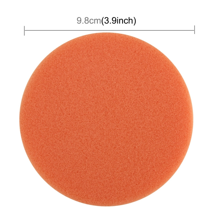 12 PCS Car Wax Sponge Round Sponge High-density Sponge, Size:9.8*9.8cm