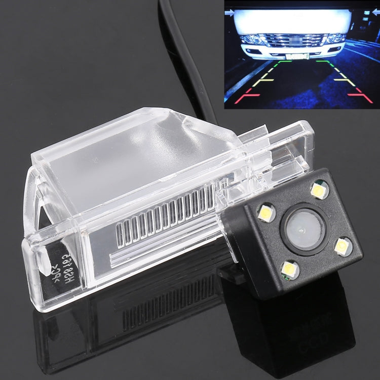 656x492 Effective Pixel HD Waterproof 4 LED Night Vision Wide Angle Car Rear View Backup Reverse Camera for Nissan Patrol 2017-2018 / Kicks 2017-2018